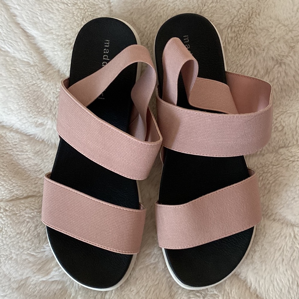 Madden Girl pink sandals women's 7.5